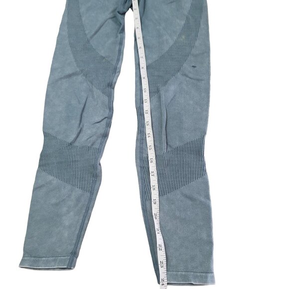 Victoria's Secret Pink Seamless Leggings XS Blue green workout gym yoga bottoms - Picture 5 of 8